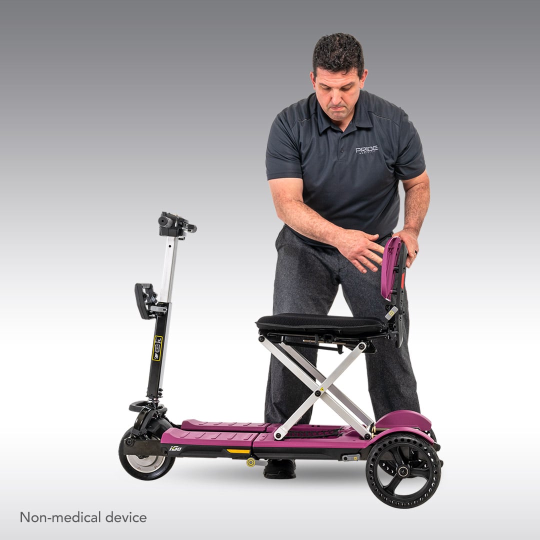 i-Go Lightweight Folding Scooter by Pride Mobility